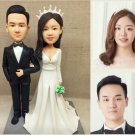 Custom Handmade 3D art Doll, Personalized Wedding Figurine For Couples, Anniversary Gifts Parents