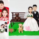 Custom Handmade 3D art Doll, Personalized Wedding Figurine For Couples, Anniversary Gifts Parents