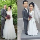 Custom Handmade 3D art Doll, Personalized Wedding Figurine For Couples, Anniversary Gifts Parents