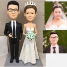 Custom Handmade 3D art Doll, Personalized Wedding Figurine For Couples, Anniversary Gifts Parents