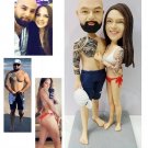 Custom Handmade 3D art Doll, Personalized Wedding Figurine For Couples, Anniversary Gifts Parents