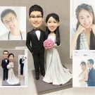 Custom Handmade 3D art Doll, Personalized Wedding Figurine For Couples, Anniversary Gifts Parents