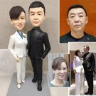 Custom Handmade 3D art Doll, Personalized Wedding Figurine For Couples, Anniversary Gifts Parents