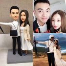 Custom Handmade 3D art Doll, Personalized Wedding Figurine For Couples, Anniversary Gifts Parents