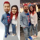 Custom Handmade 3D art Doll, Personalized Wedding Figurine For Couples, Anniversary Gifts Parents