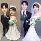Custom Handmade 3D art Doll, Personalized Wedding Figurine For Couples, Anniversary Gifts Parents