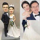 Custom Handmade 3D art Doll, Personalized Wedding Figurine For Couples, Anniversary Gifts Parents