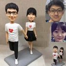 Custom Handmade 3D art Doll, Personalized Wedding Figurine For Couples, Anniversary Gifts Parents