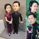 Custom Handmade 3D art Doll, Personalized Wedding Figurine For Couples, Anniversary Gifts Parents