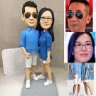 Custom Handmade 3D art Doll, Personalized Wedding Figurine For Couples, Anniversary Gifts Parents