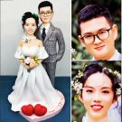 Custom Handmade 3D art Doll, Personalized Wedding Figurine For Couples, Anniversary Gifts Parents