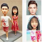 Custom Handmade 3D art Doll, Personalized Wedding Figurine For Couples, Anniversary Gifts Parents