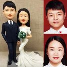 Custom Handmade 3D art Doll, Personalized Wedding Figurine For Couples, Anniversary Gifts Parents