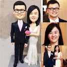 Custom Handmade 3D art Doll, Personalized Wedding Figurine For Couples, Anniversary Gifts Parents