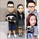 Custom Handmade 3D art Doll, Personalized Wedding Figurine For Couples, Anniversary Gifts Parents