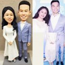 Custom Handmade 3D art Doll, Personalized Wedding Figurine For Couples, Anniversary Gifts Parents
