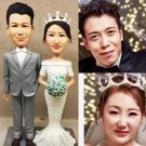 Custom Handmade 3D art Doll, Personalized Wedding Figurine For Couples, Anniversary Gifts Parents