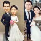 Custom Handmade 3D art Doll, Personalized Wedding Figurine For Couples, Anniversary Gifts Parents