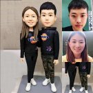 Custom Handmade 3D art Doll, Personalized Wedding Figurine For Couples, Anniversary Gifts Parents