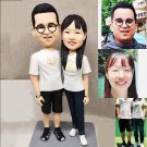 Custom Handmade 3D art Doll, Personalized Wedding Figurine For Couples, Anniversary Gifts Parents