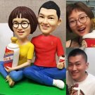 Custom Handmade 3D art Doll, Personalized Wedding Figurine For Couples, Anniversary Gifts Parents