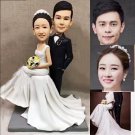 Custom Handmade 3D art Doll, Personalized Wedding Figurine For Couples, Anniversary Gifts Parents