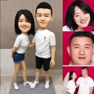 Custom Handmade 3D art Doll, Personalized Wedding Figurine For Couples, Anniversary Gifts Parents