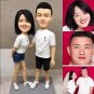 Custom Handmade 3D art Doll, Personalized Wedding Figurine For Couples, Anniversary Gifts Parents