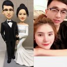 Custom Handmade 3D art Doll, Personalized Wedding Figurine For Couples, Anniversary Gifts Parents