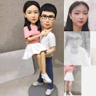 Custom Handmade 3D art Doll, Personalized Wedding Figurine For Couples, Anniversary Gifts Parents