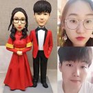Custom Handmade 3D art Doll, Personalized Wedding Figurine For Couples, Anniversary Gifts Parents