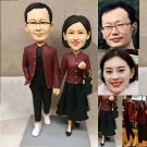 Custom Handmade 3D art Doll, Personalized Wedding Figurine For Couples, Anniversary Gifts Parents