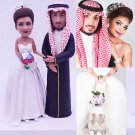 Custom Handmade 3D art Doll, Personalized Wedding Figurine For Couples, Anniversary Gifts Parents