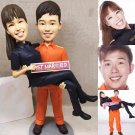 Custom Handmade 3D art Doll, Personalized Wedding Figurine For Couples, Anniversary Gifts Parents