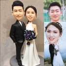 Custom Handmade 3D art Doll, Personalized Wedding Figurine For Couples, Anniversary Gifts Parents