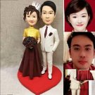 Custom Handmade 3D art Doll, Personalized Wedding Figurine For Couples, Anniversary Gifts Parents