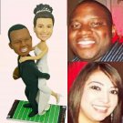 Custom Handmade 3D art Doll, Personalized Wedding Figurine For Couples, Anniversary Gifts Parents