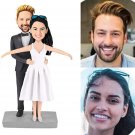 Custom Handmade 3D art Doll, Personalized Wedding Figurine For Couples, Anniversary Gifts Parents