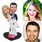 Custom Handmade 3D art Doll, Personalized Wedding Figurine For Couples, Anniversary Gifts Parents