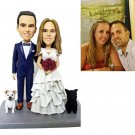Custom Handmade 3D art Doll, Personalized Wedding Figurine For Couples, Anniversary Gifts Parents