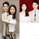 Custom Handmade 3D art Doll, Personalized Wedding Figurine For Couples, Anniversary Gifts Parents