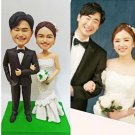 Custom Handmade 3D art Doll, Personalized Wedding Figurine For Couples, Anniversary Gifts Parents
