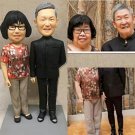 Custom Handmade 3D art Doll, Personalized Wedding Figurine For Couples, Anniversary Gifts Parents