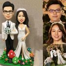 Custom Handmade 3D art Doll, Personalized Wedding Figurine For Couples, Anniversary Gifts Parents