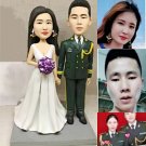 Custom Handmade 3D art Doll, Personalized Wedding Figurine For Couples, Anniversary Gifts Parents