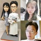 Custom Handmade 3D art Doll, Personalized Wedding Figurine For Couples, Anniversary Gifts Parents