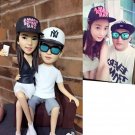 Custom Handmade 3D art Doll, Personalized Wedding Figurine For Couples, Anniversary Gifts Parents