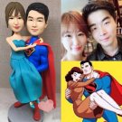 Custom Handmade 3D art Doll, Personalized Wedding Figurine For Couples, Anniversary Gifts Parents