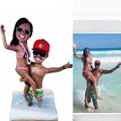 Custom Handmade 3D art Doll, Personalized Wedding Figurine For Couples, Anniversary Gifts Parents