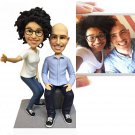 Custom Handmade 3D art Doll, Personalized Wedding Figurine For Couples, Anniversary Gifts Parents